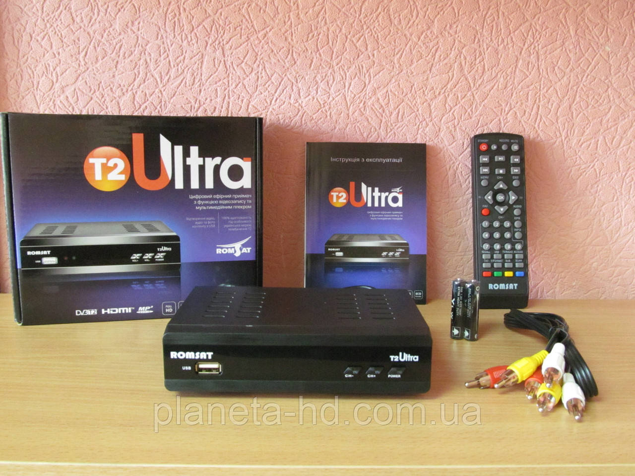 Romsat T2 Ultra цифровой эфирный DVB-T2 ресивер - фото 2 - id-p548067161