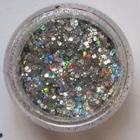 Прикраса для дизайну нігтів "Брокард", колір срібло