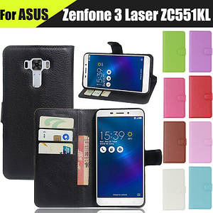 Чохол книжка Lichee для Asus Zenfone 3 Laser (ZC551KL) (9 кольорів)