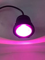 Світлодіодний лінзований фітопрожектор SL-10-12F 10W 220V IP65 чорний (full spectrum led) Код.58933, фото 3