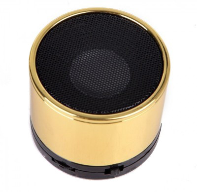 Портативна bluetooth колонка HLD-600 MP3 плеєр S-10U Gold, фото 1