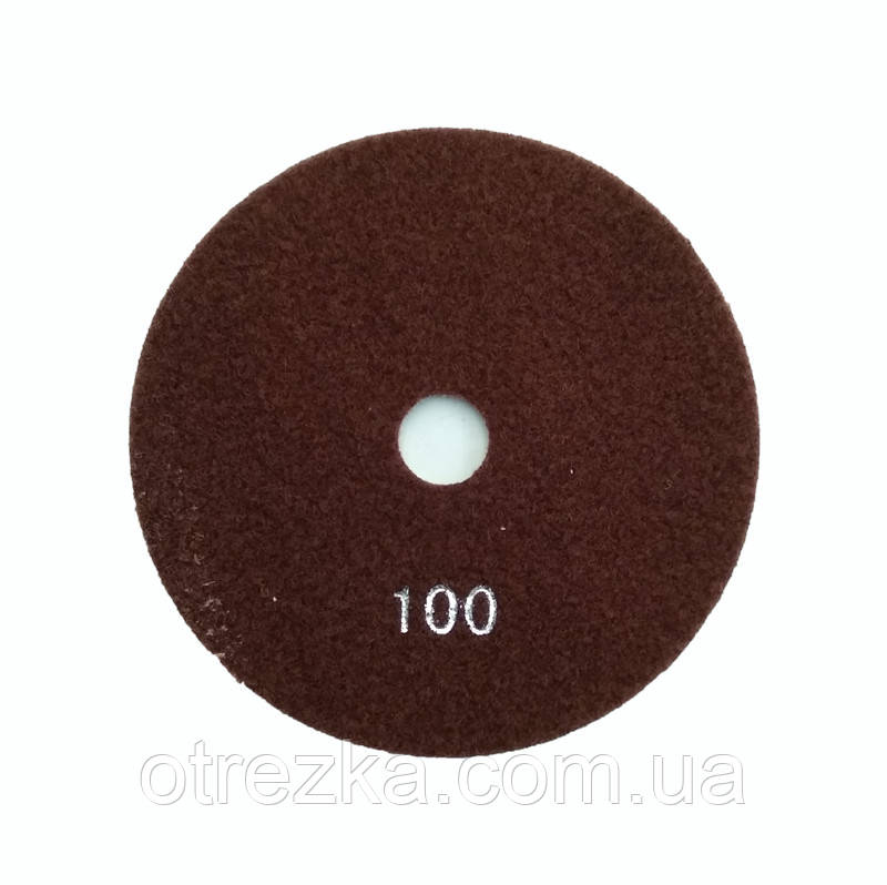 Полірувальні диски "черепашки" 125 мм. Китай зерно 100 (середнє)