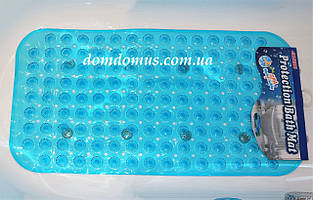 Коврик для ванної антискезний, масажний прозорий 65*35 см