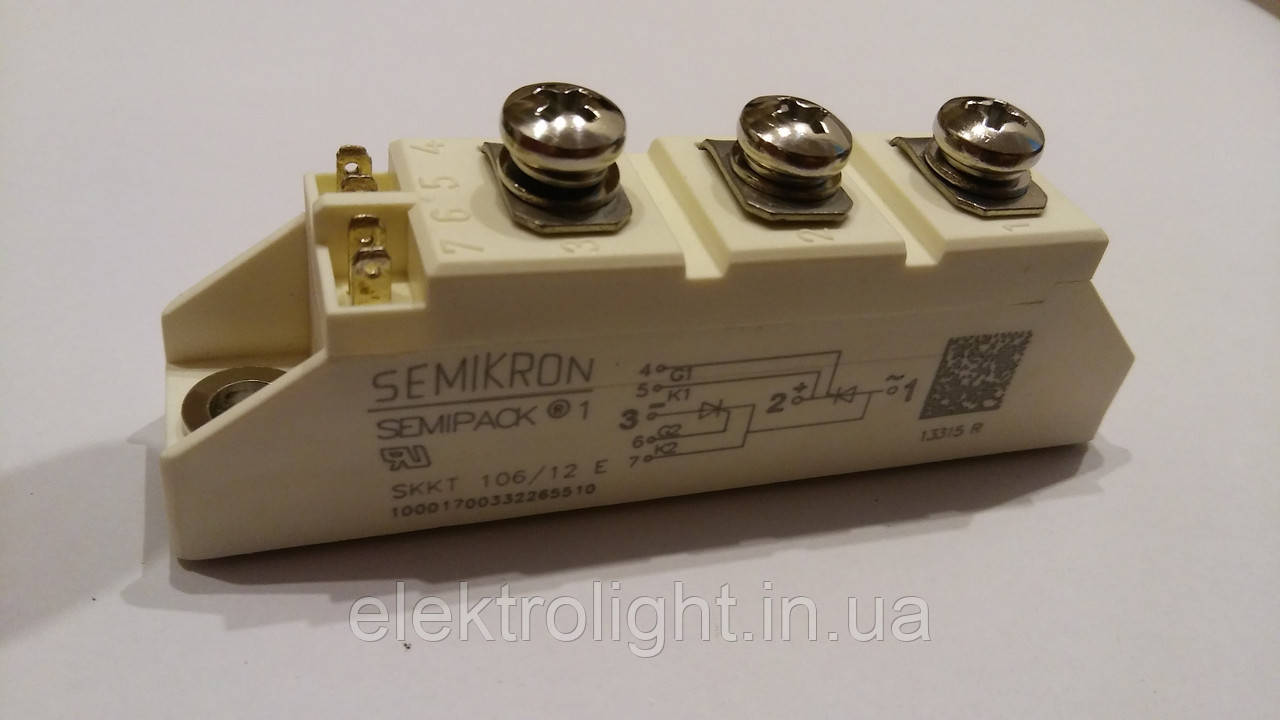 Модуль тиристорний SKKT92-12E, SKKT106-12E Semikron