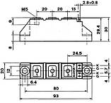 Модуль тиристорний SKKT106/12E, SKKT106/16E Semikron, фото 3