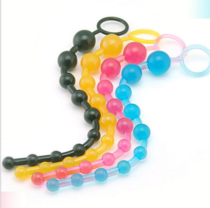 Анальні буси 0.9 - 2.6 см Anal Balls кульки ялинка силіконові, фото 1