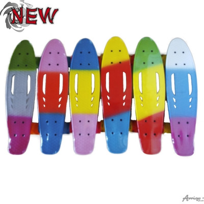 Скейт Пенні борд Penny board Victor — FLASH NEW 22" світні колеса Explore