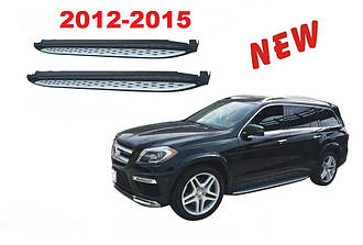 Бічні модельні пороги Mercedes GL x166 2012-2015 г.