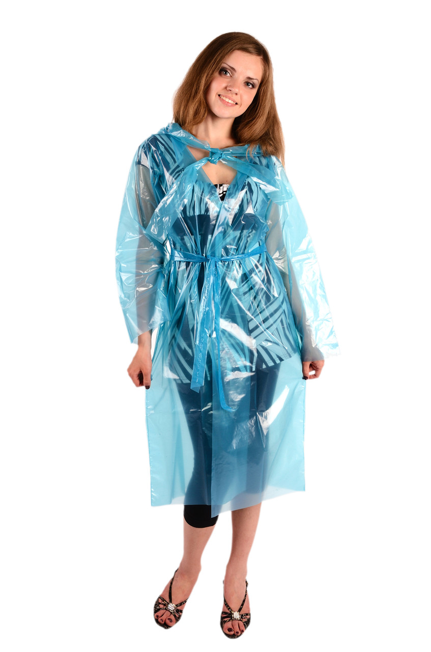 Підлітковий (жіночий) плащ дощовик під пояс