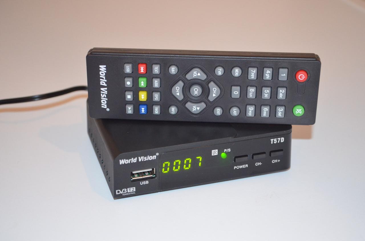  World Vision T57D — DVB-T2 Тюнер Т2