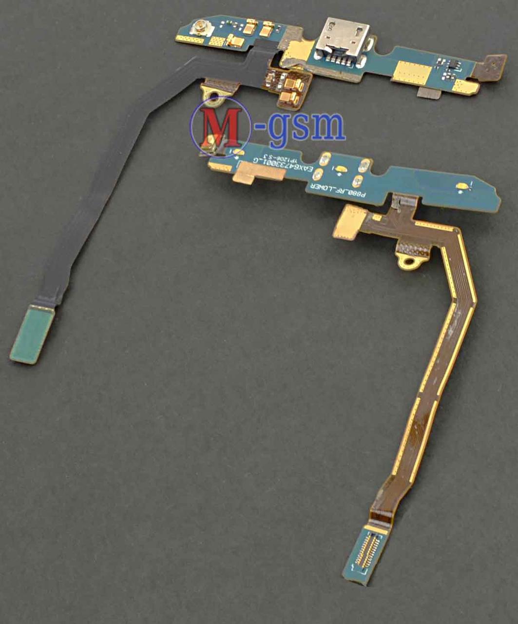 Шлейф LG P880 Optimus 4X HD з конектором заряджання