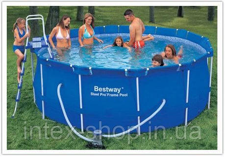 Каркасний басейн Bestway 56100 Steel Pro Frame Pool (457x122 см.), фото 1