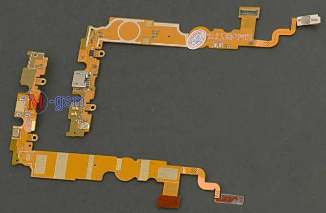 Шлейф LG P715 Optimus L7 II з конектором заряджання, мікрофоном і кнопкою увімкнення, фото 1