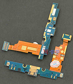 Шлейф LG E975 Optimus G з конектором заряджання та компонентами