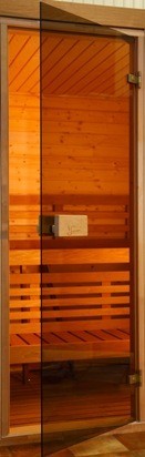 Двері для сауни та лазні Saunax Classic (бронзові)