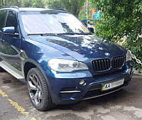 Решетка радиатора BMW X5 E70 ноздри тюнинг стиль M (черный мат)