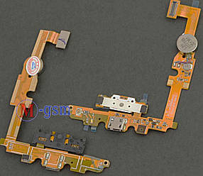 Шлейф LG E450 Optimus L5x, E460 Optimus L5 with charge connector and components