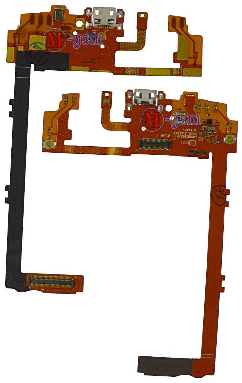 Шлейф LG D820 Nexus 5 Google/ D821 конектора зарядки з компонентами