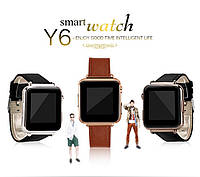Часофон (умные часы) Fuster Y6 с подключением к iOs и Андроид, экран 1.54 дюйма, шагомер, слот MicroSD