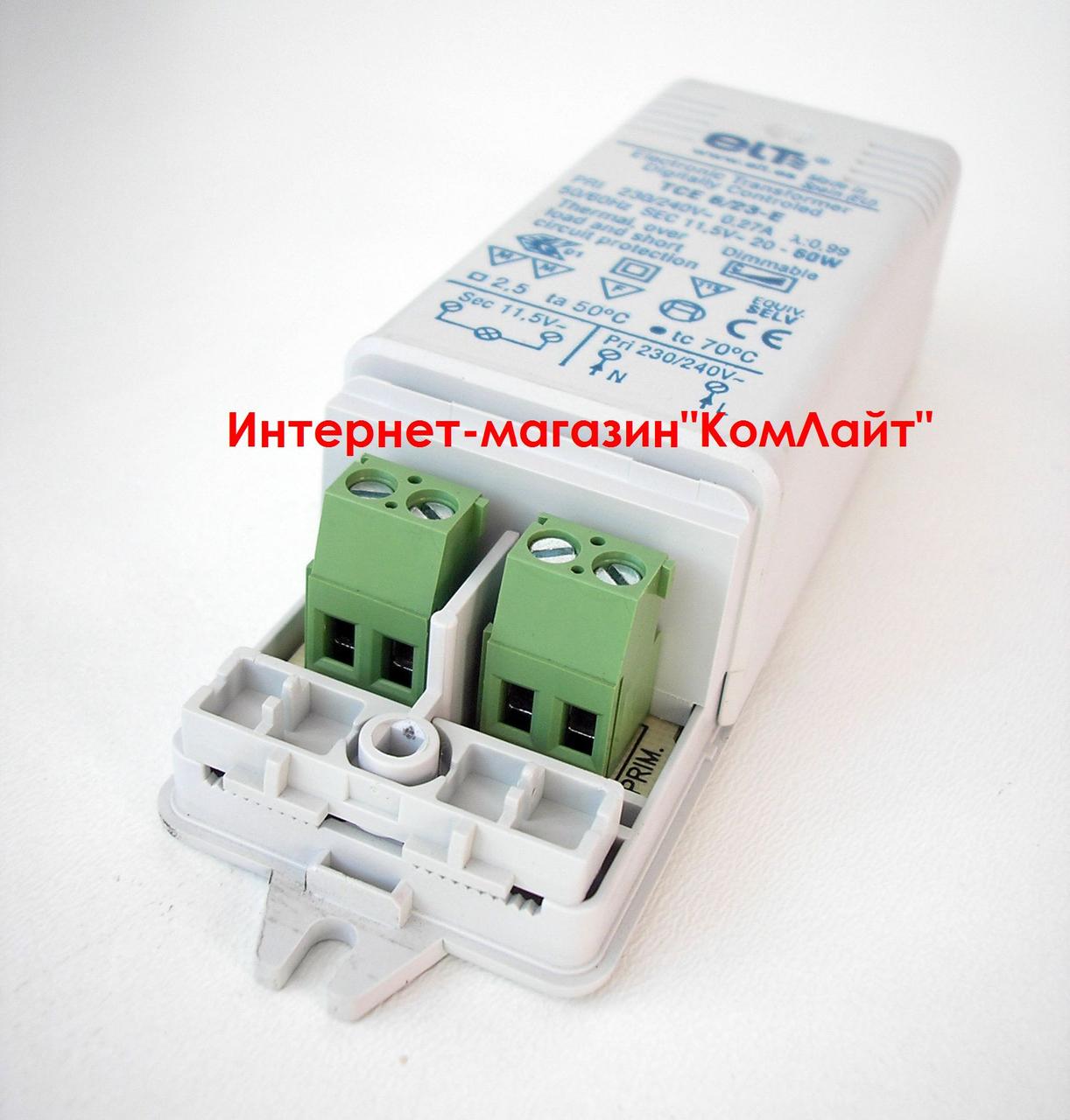 Трансформатор понижающий 60 Вт ELT TCE 6/23-E 10-60W 220/12V (Испания) - фото 7 - id-p546363773