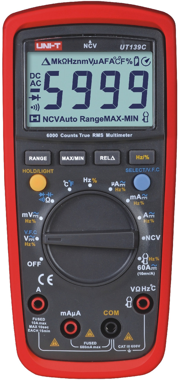 Мультиметр цифровий UNIT-UT139C