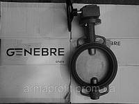 Затвор поворотный Баттерфляй GENEBRE тип 2103 Ду300 Ру16 диск чугун оцинк. с редуктором