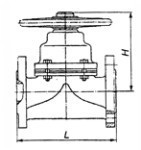 Клапан діафрагмові емальований 15ч93эм фланцевий (Україна) Ду20 Ру16, фото 1