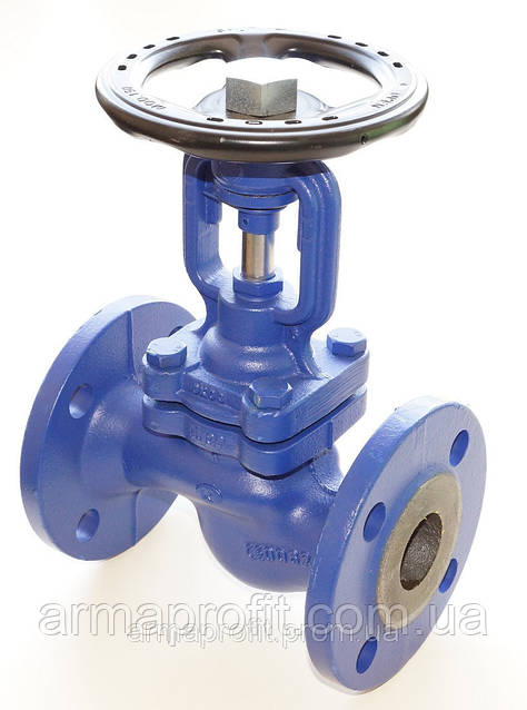 Вентиль запорный сильфонный чугунный фланцевый арт. 234 A ZETKAMA