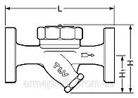 Конденсатовідвідник термодинамічний фланцевий AF3N 1" TLV Ду25 Ру13