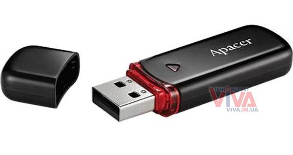 USB флешка Apacer AH333 32 Gb Black - фото 3 - id-p563881523