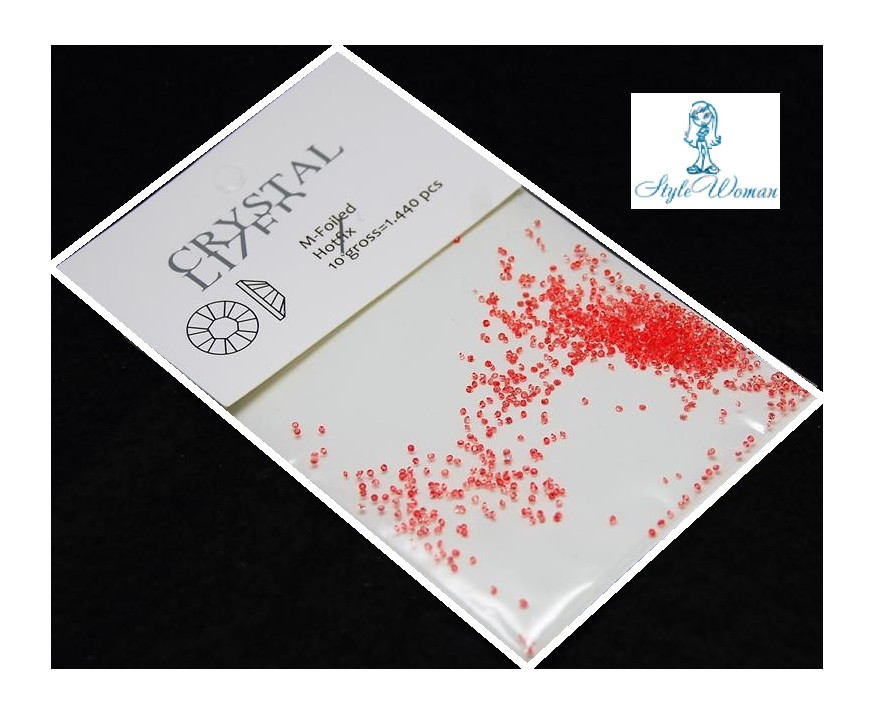 Камни Сваровски пикси алые 1440шт YRE