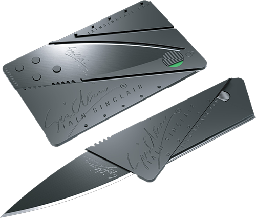 Складаний ніж-трансформер CardSharp кредитка