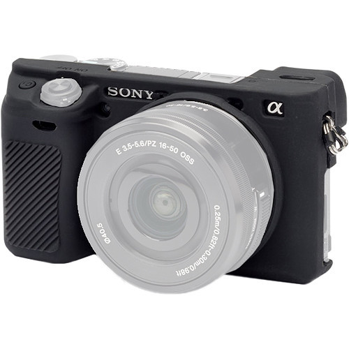 Захисний силіконовий чохол для фотоапаратів SONY A6300, A6400 - чорний