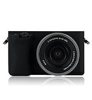 Захисний силіконовий чохол для фотоапаратів SONY A5000, A5100 - чорний