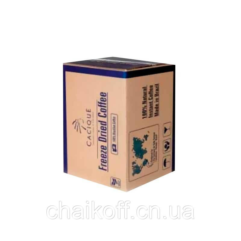 Кава розчинна Бразилія Cacique 100% арабіка, фото 1