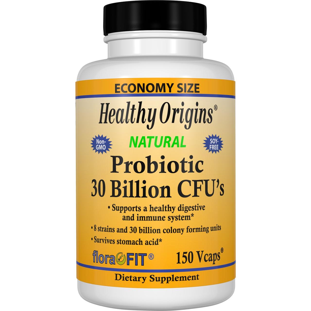 Пробіотики 30 мільярдів мікроорганізмів / Probiotic 30 Billion CFU's, 150 капсул