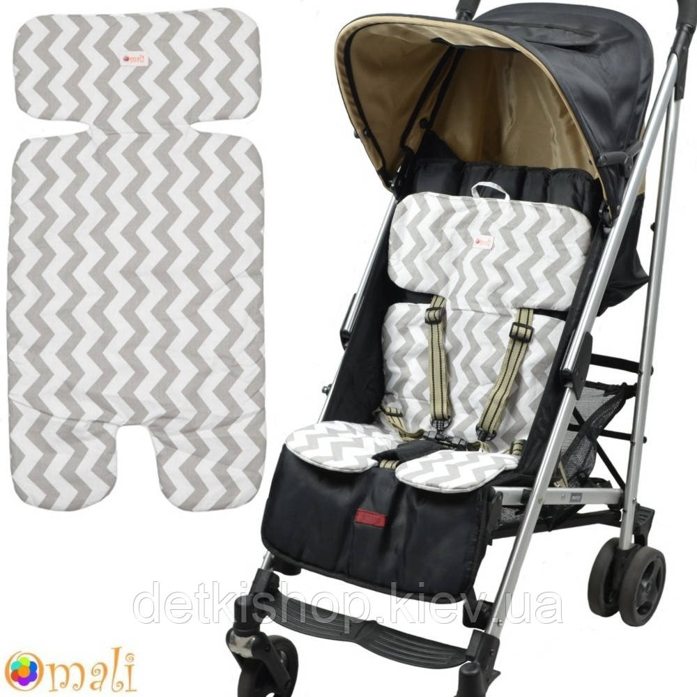 Вкладка-матрацик в коляску й автокрісло («Omali», дизайн 41), фото 1