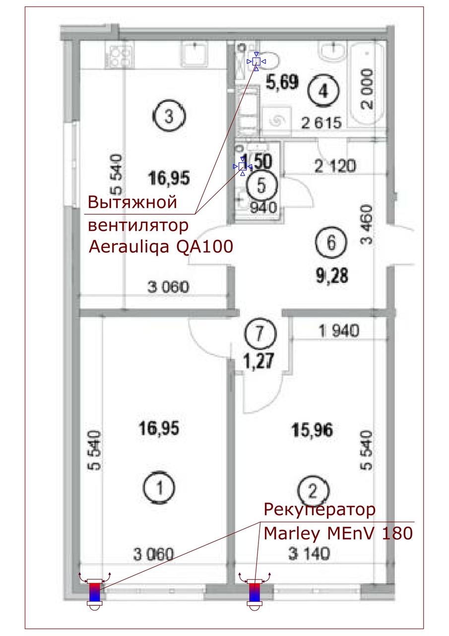 Двухкомнатная квартира до 80 м2 - фото 2 - id-p548678201