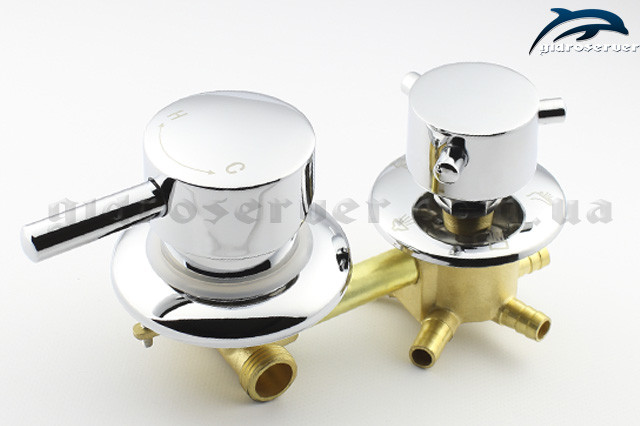 Змішувач для душових кабін, гідромасажних боксів S5-100 на 5 положень.