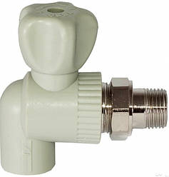 ASCO ппр кран радіаторний кутовий 20х1/2"