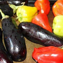Перці, баклажани