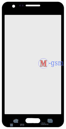 Корпусне скло на Samsung A300F, A300FU, A300H чорне, фото 1