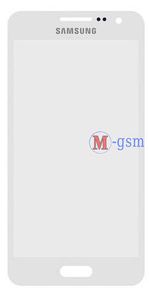Корпусне скло на Samsung A300F, A300FU, A300H біле, фото 1