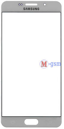 Стекло на Samsung A710F Galaxy A7 (2016), A710FD, A710M, A710Y, A7100 белое, фото 2