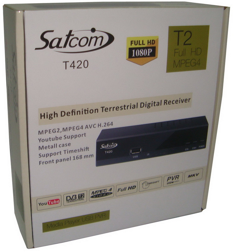 Satcom T420 HD — Т2 Тюнер DVB-T2