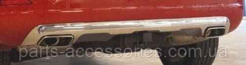 Mercedes GLK GLK-Class X204 2013-2015 Накладка дифузор на задній бампер Новий Оригінал