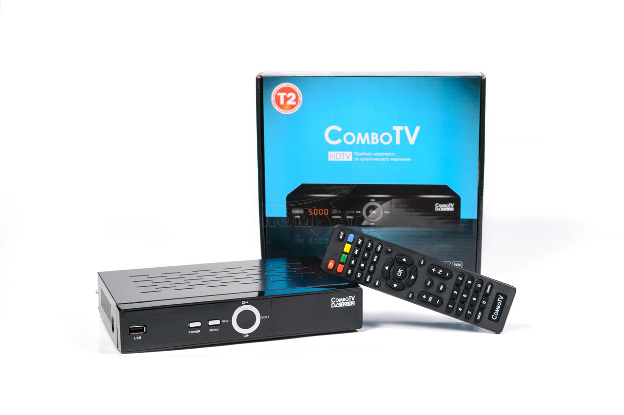 COMBO TV DVB-T2/S2 Тюнер (ресивер, приставка) Т2 купить недорого