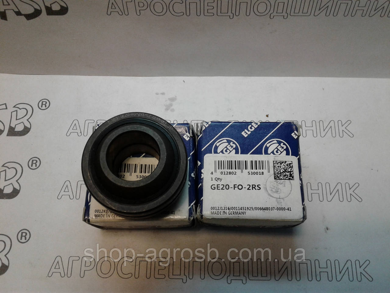 Підшипник ELGES GE20-FO-2RS GE20GS-2RS GEH20ES-2RS