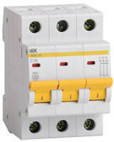 IEK Автоматичний вимикач ВА47-60 3P 50А 6 кА х-ка D (MVA41-3-050-D)