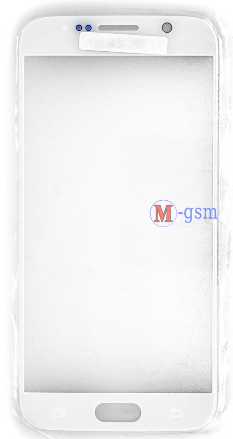 Корпусне скло Samsung G920F Galaxy S6 біле
